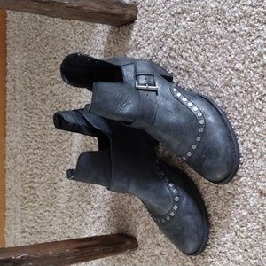 Von Dutch black rivet boot